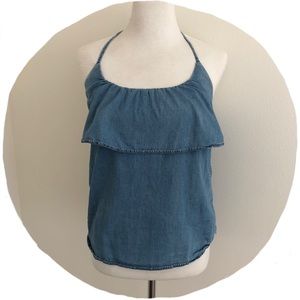 GAP Chambray Halter Top